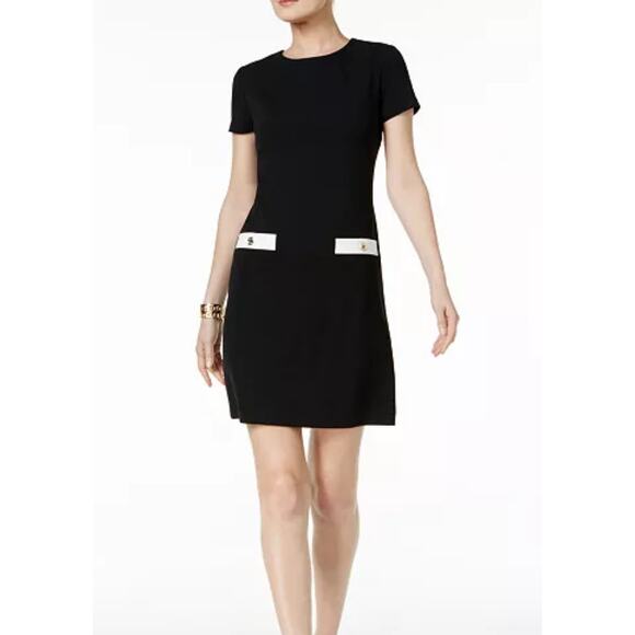 Tommy Hilfiger Faux-Pocket Shift Dress - Size 18 - Picture 1 of 7